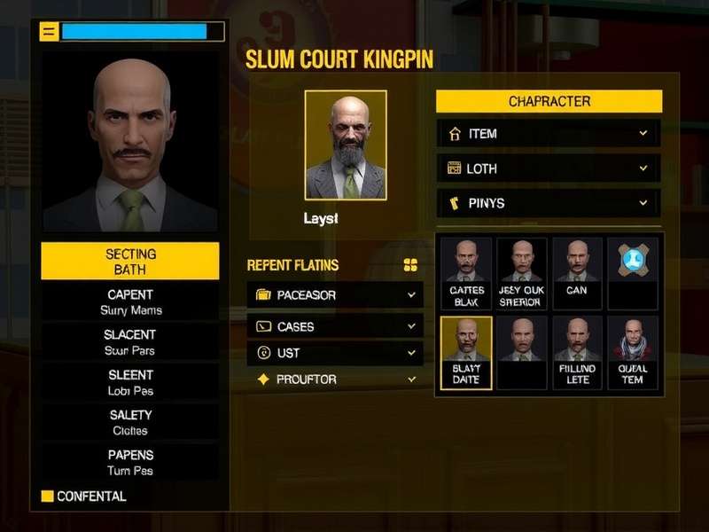 Slum Court Kingpin Character Customization